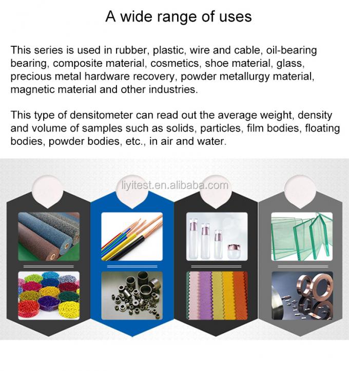 ASTM JIS GB/T Iso-Normen tragbares Digital-Dichte-Meter 0