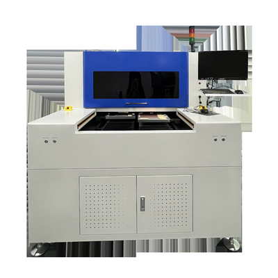 Einzelne Tabellen-Nanosekunde PWB Laser-Schneidemaschine UVco2 Stellen-Graveur