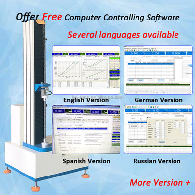 Universal Testing Machine Tensile Strength Tester with ASTM D903 GB/T2790/2791/2792 and CNS11888 Standards