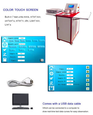 Liyi Labor Textil Digital Stoff Luftdurchlässigkeit Tester